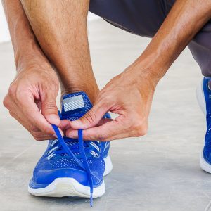 athlete getting ready to workout, having fueled well with good nutrition